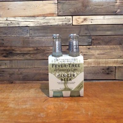 Fever Tree Refreshingly Light Ginger Beer 4pack